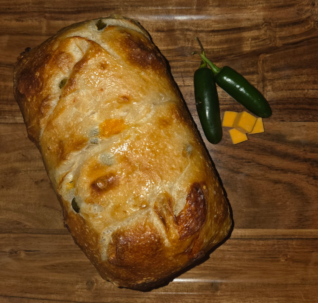 Jalapeño Cheddar Sourdough Loaf